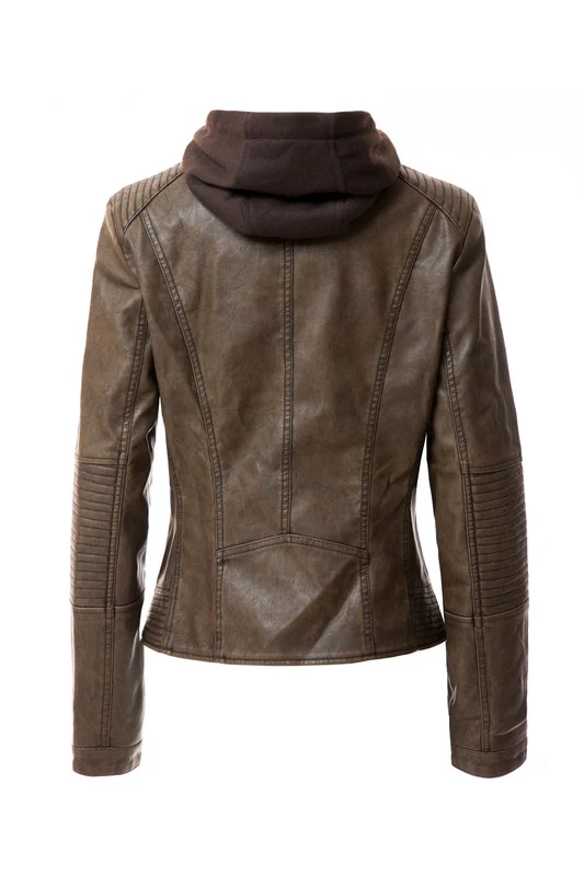 Women's PU Jacket - Image 12