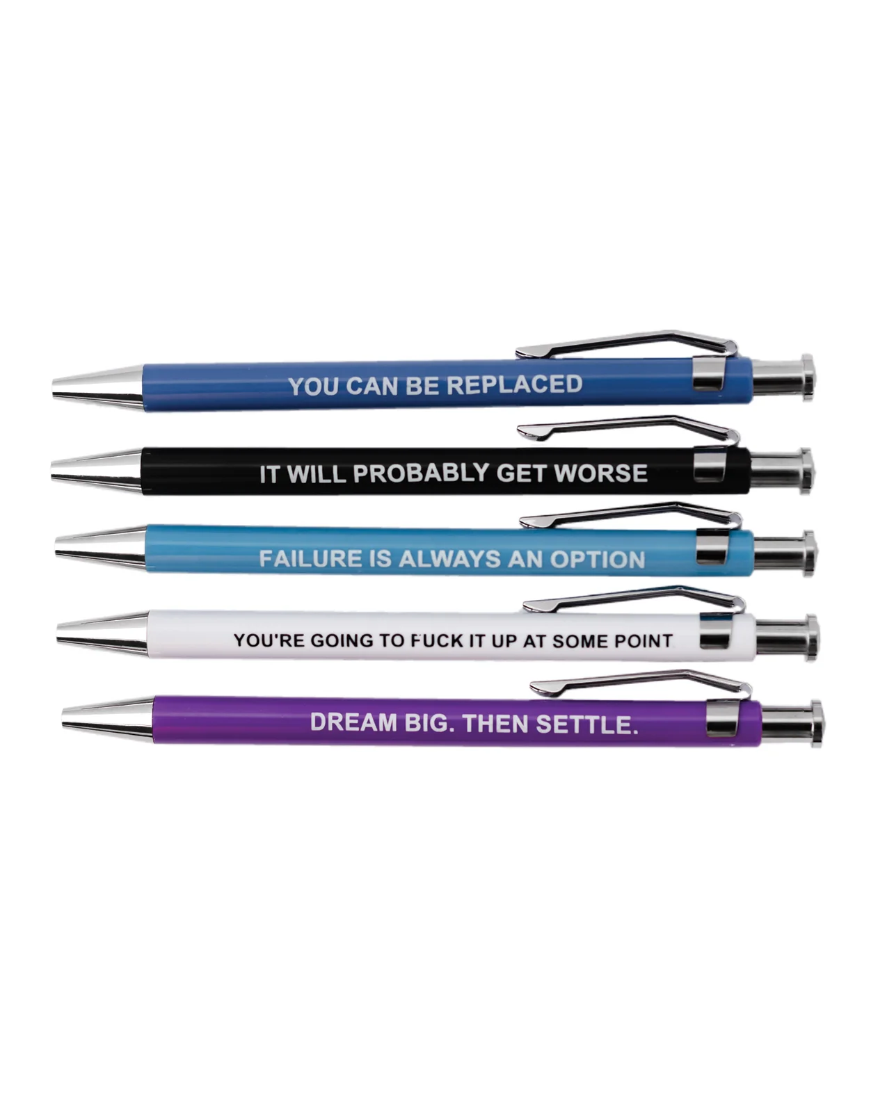 Wood Rocket Demotivational Pens - 5 Pack - Image 2