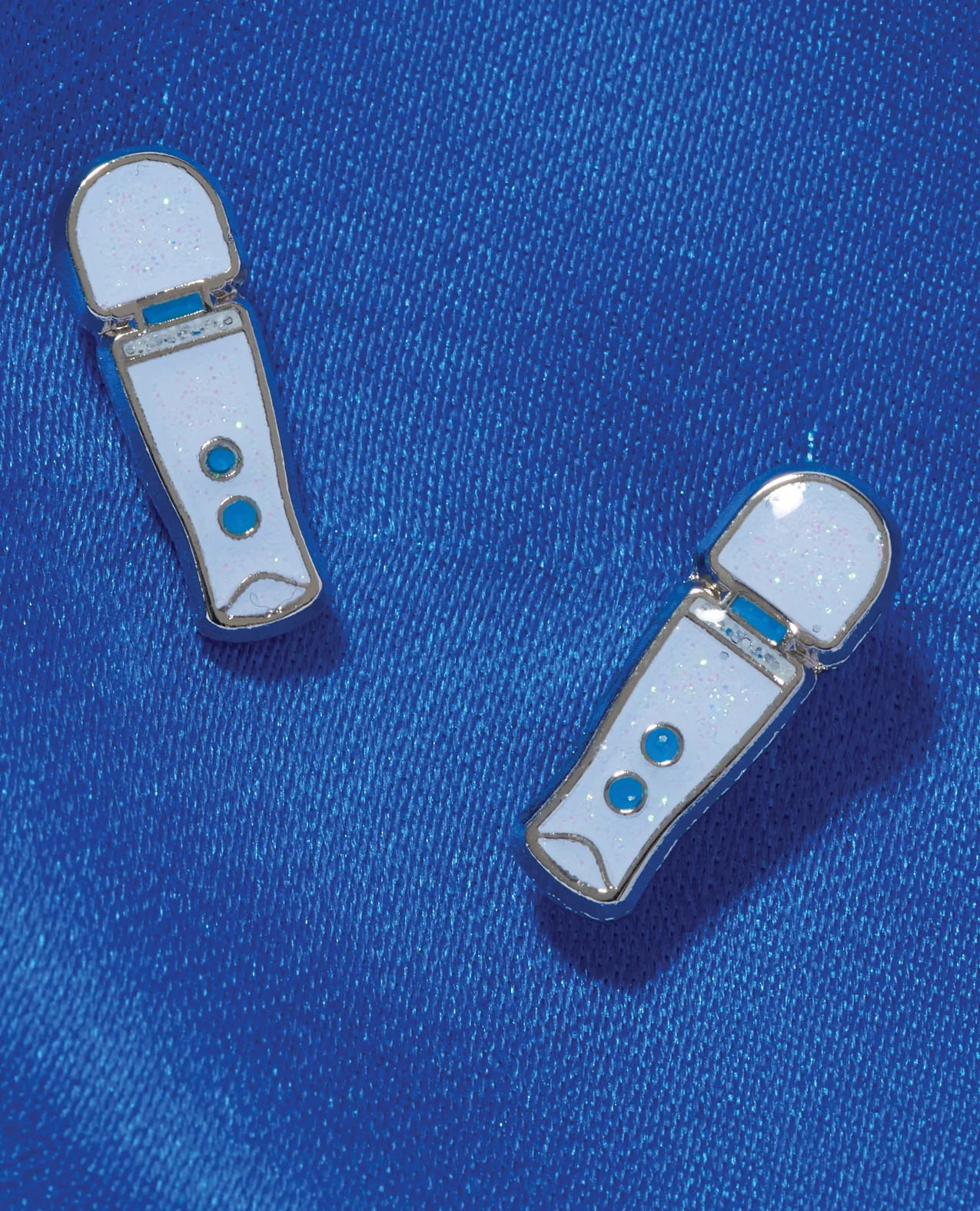 Wood Rocket Magic Wand Micro Earrings - Image 4