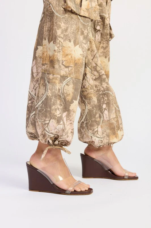 WOODLAND CAMO CARGO PANTS - Image 3