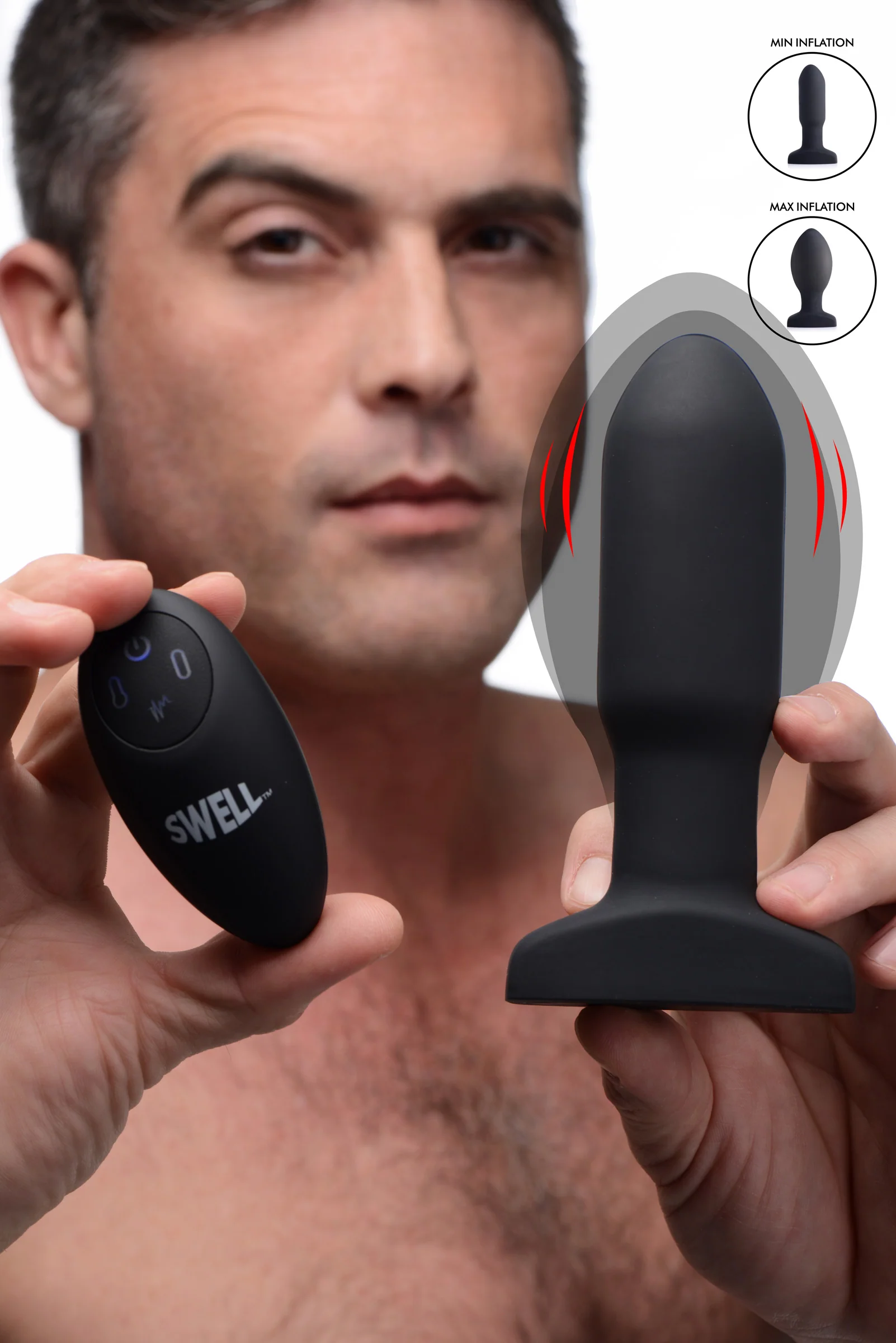 Worlds First Remote Control Inflatable 10x Vibrating Missile Silicone Anal Plug - Image 3