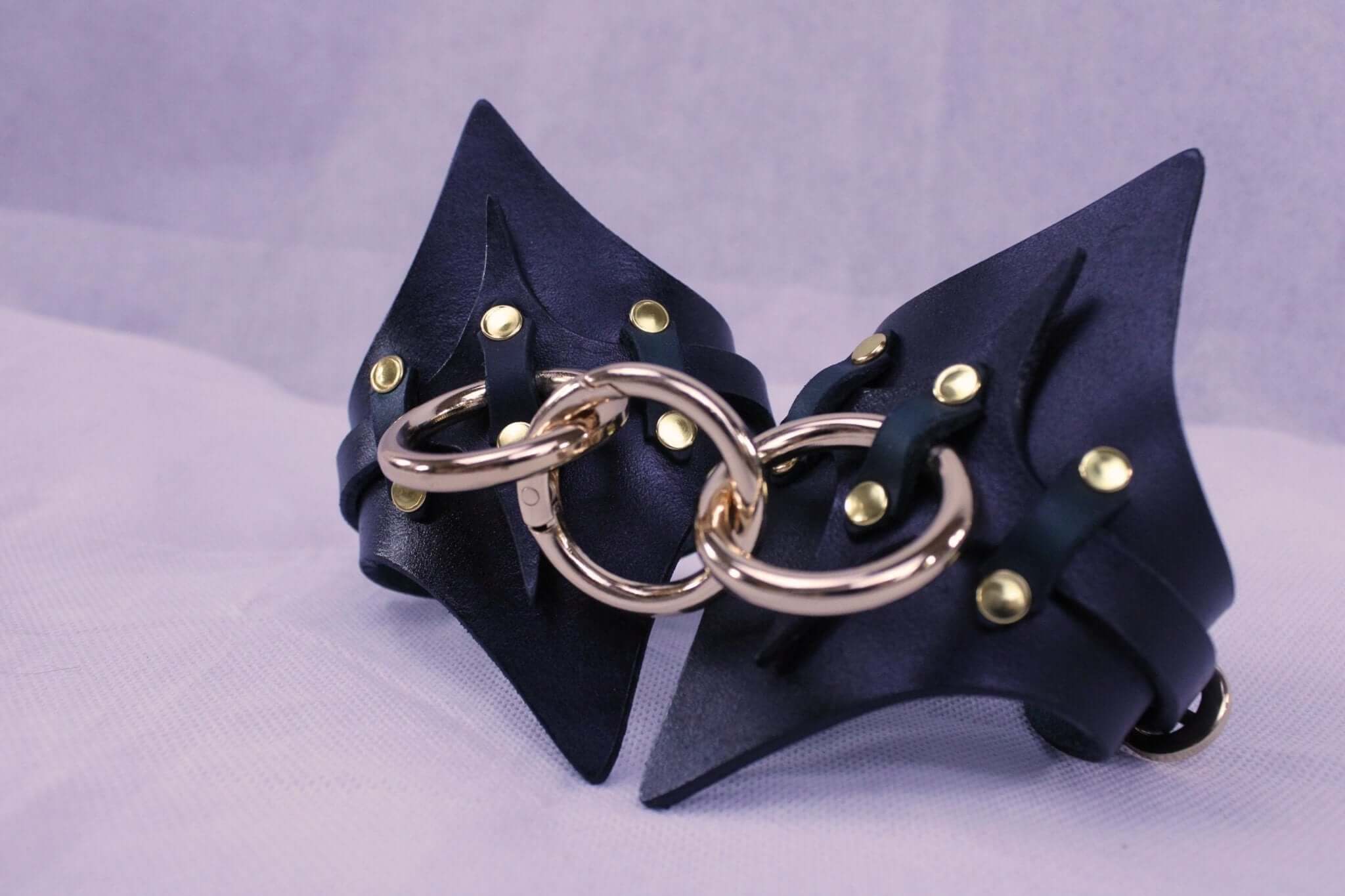 Wrist Cuffs Premium Leather Handcuffs for BDSM Bondage Restraints - Image 4