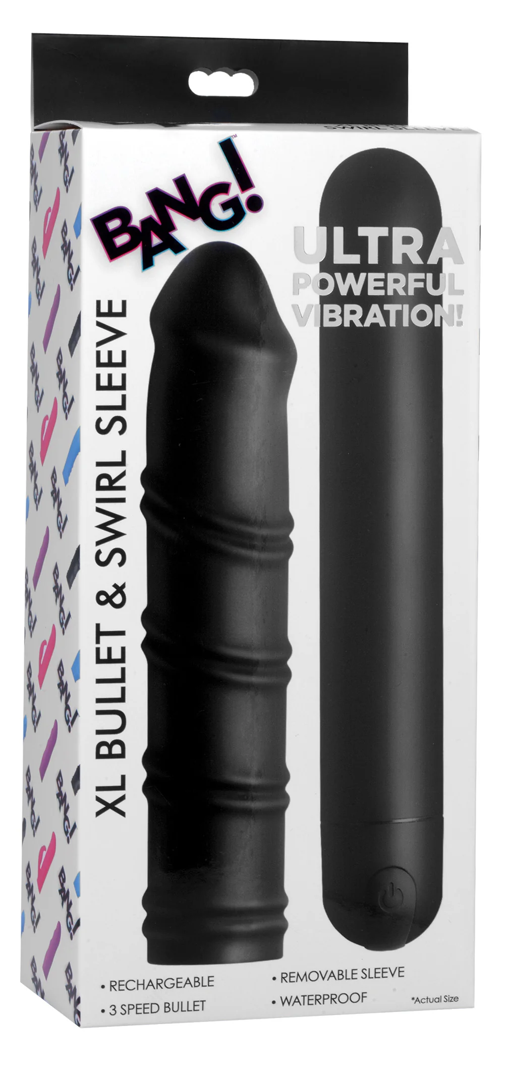 Xl Silicone Bullet And Swirl Sleeve - Image 6