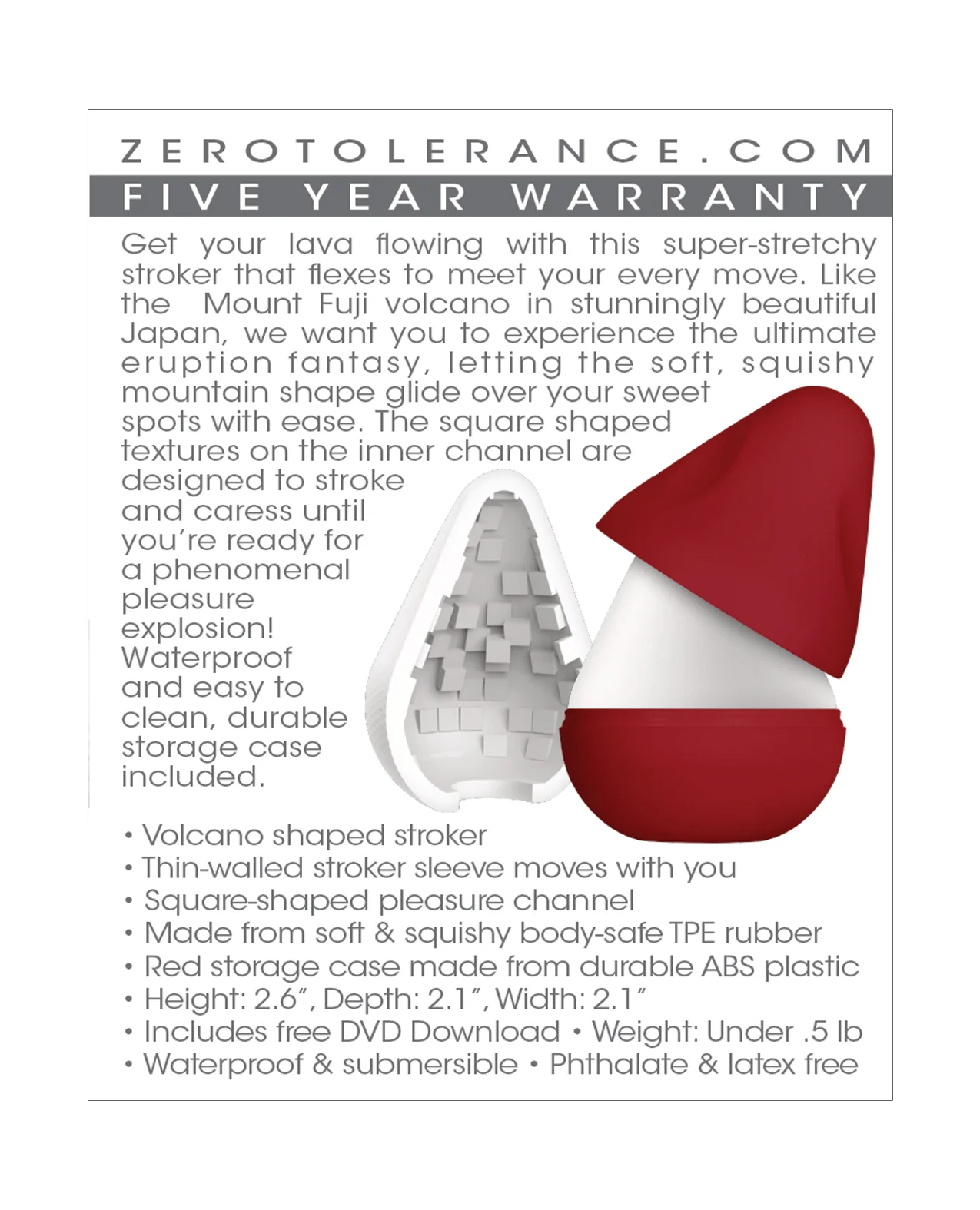 Zero Tolerance Fuji Stroker - White - Image 2