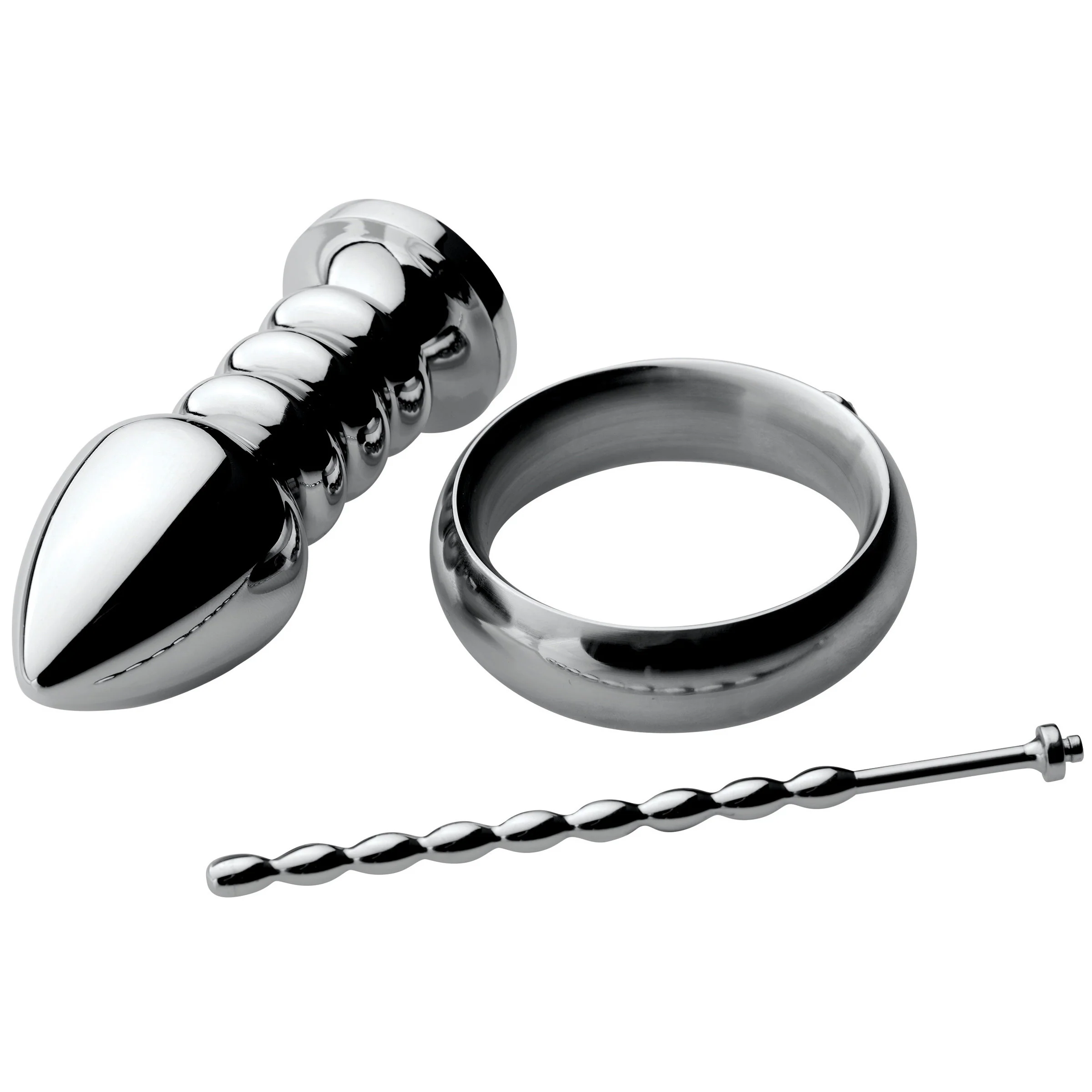 Zeus Deluxe Series Voltaic For Him Stainless Steel Male E-stim Kit - Image 2