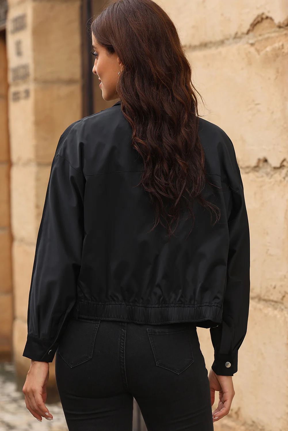 Zip-Up Collared Jacket - Image 2