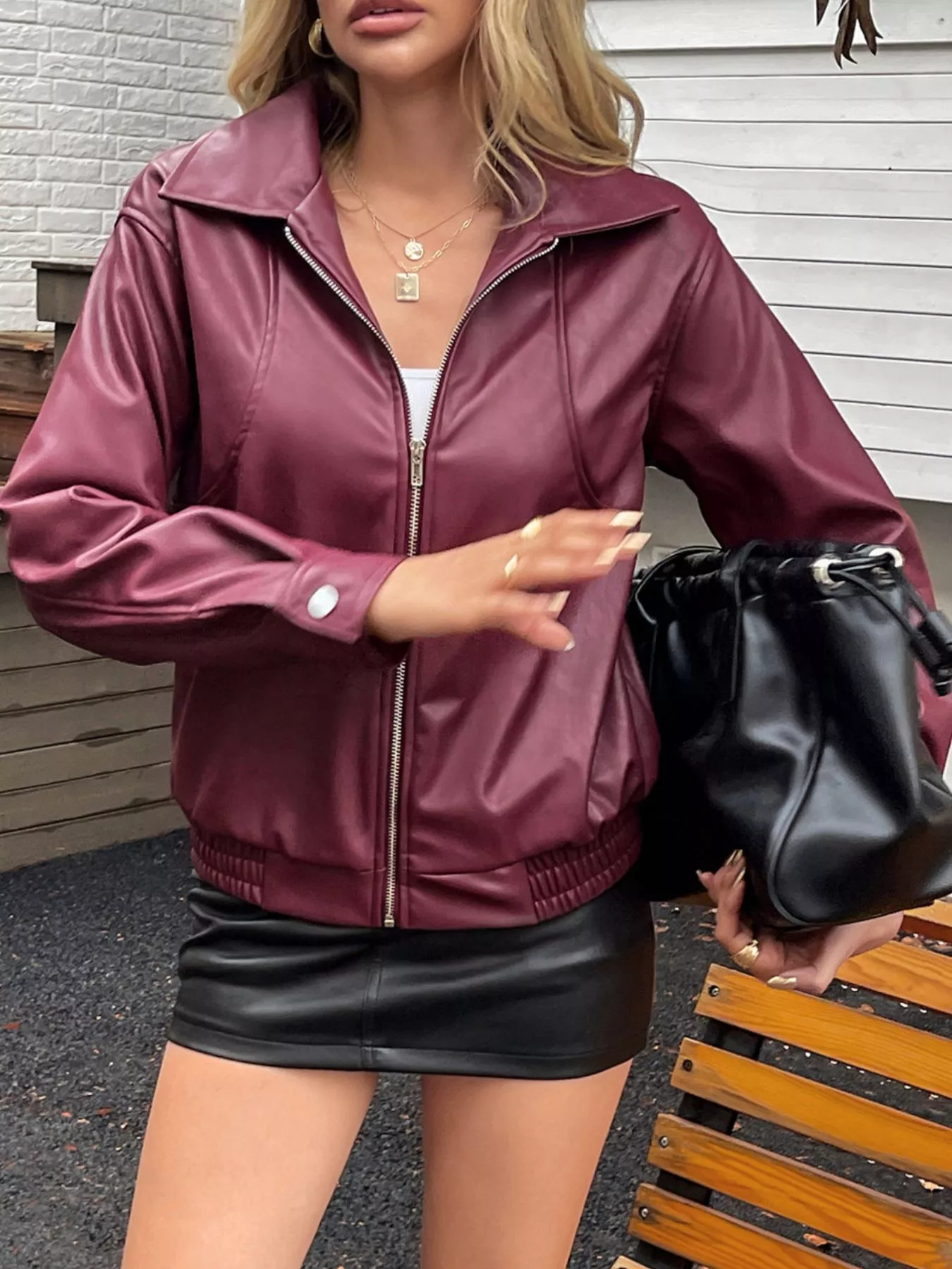 Zip Up Long Sleeve Jacket - Image 7